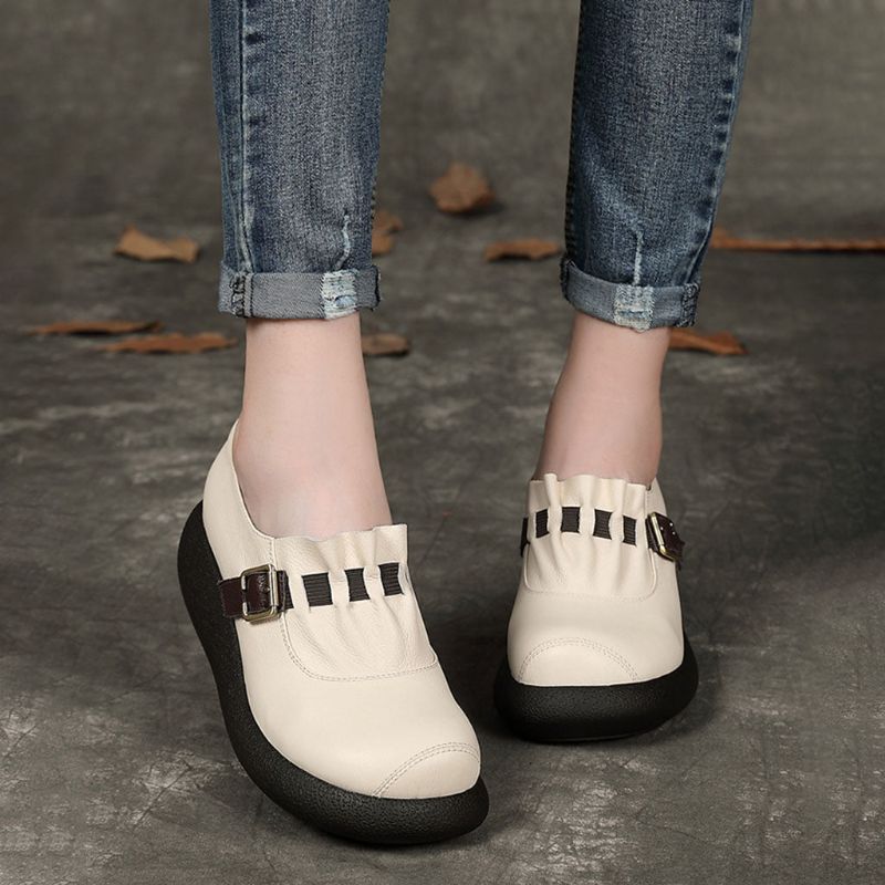 Spring Spænde Kile Retro Sko