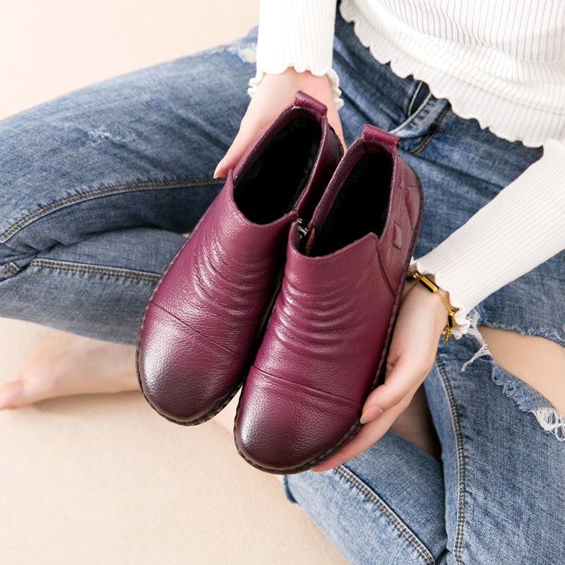 Casual Læder Dame Retro Sko 35-42