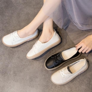Casual Soft Dame Flats Hvid 35-41 | Gave Sko