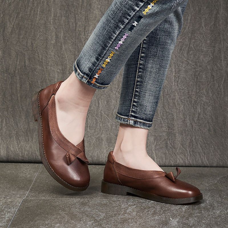 Retro Cow Tendon Komfortable Damesko