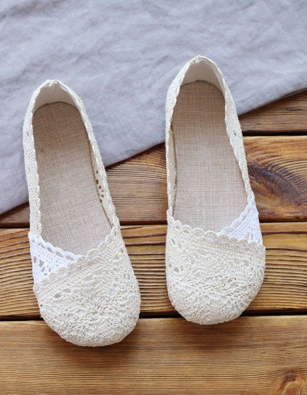 Slip-on Flade Snøresko Til Damer