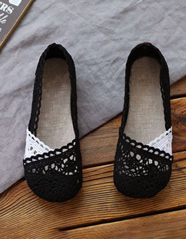 Slip-on Flade Snøresko Til Damer