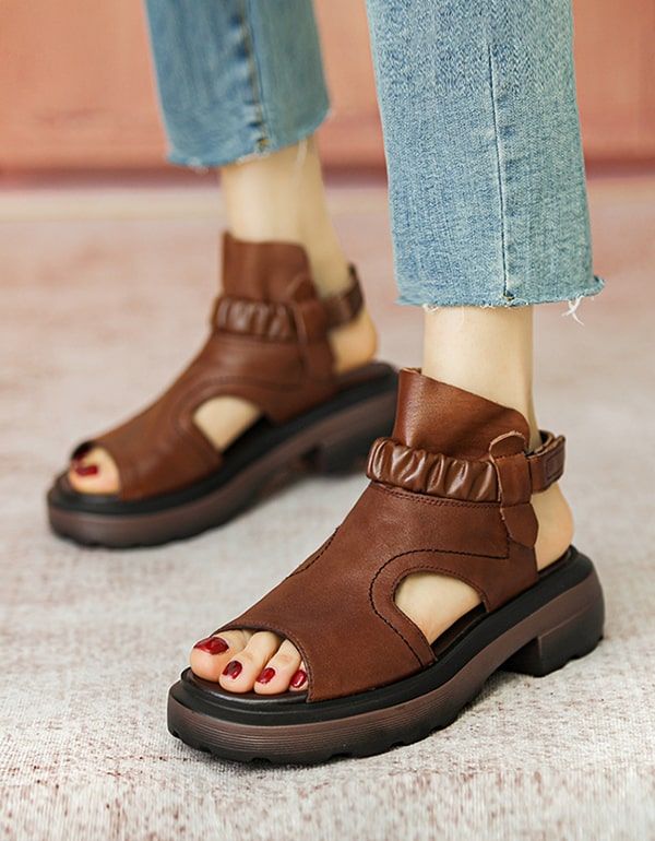 Sommer Slingback Sandaler Til Kvinder