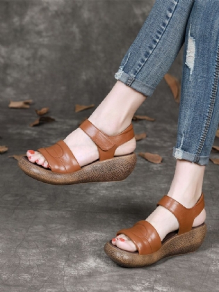 Kilehæl Retro Sommer Damesandaler